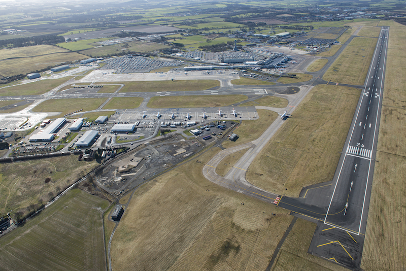 Edinburgh Airport aerial