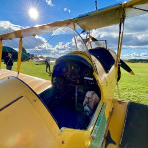 Tiger Moth Flight Experience at Duxford Cambridgeshire 40 minute duration