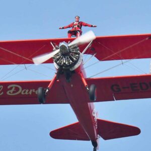 Flying high wing walking Isle of Wight
